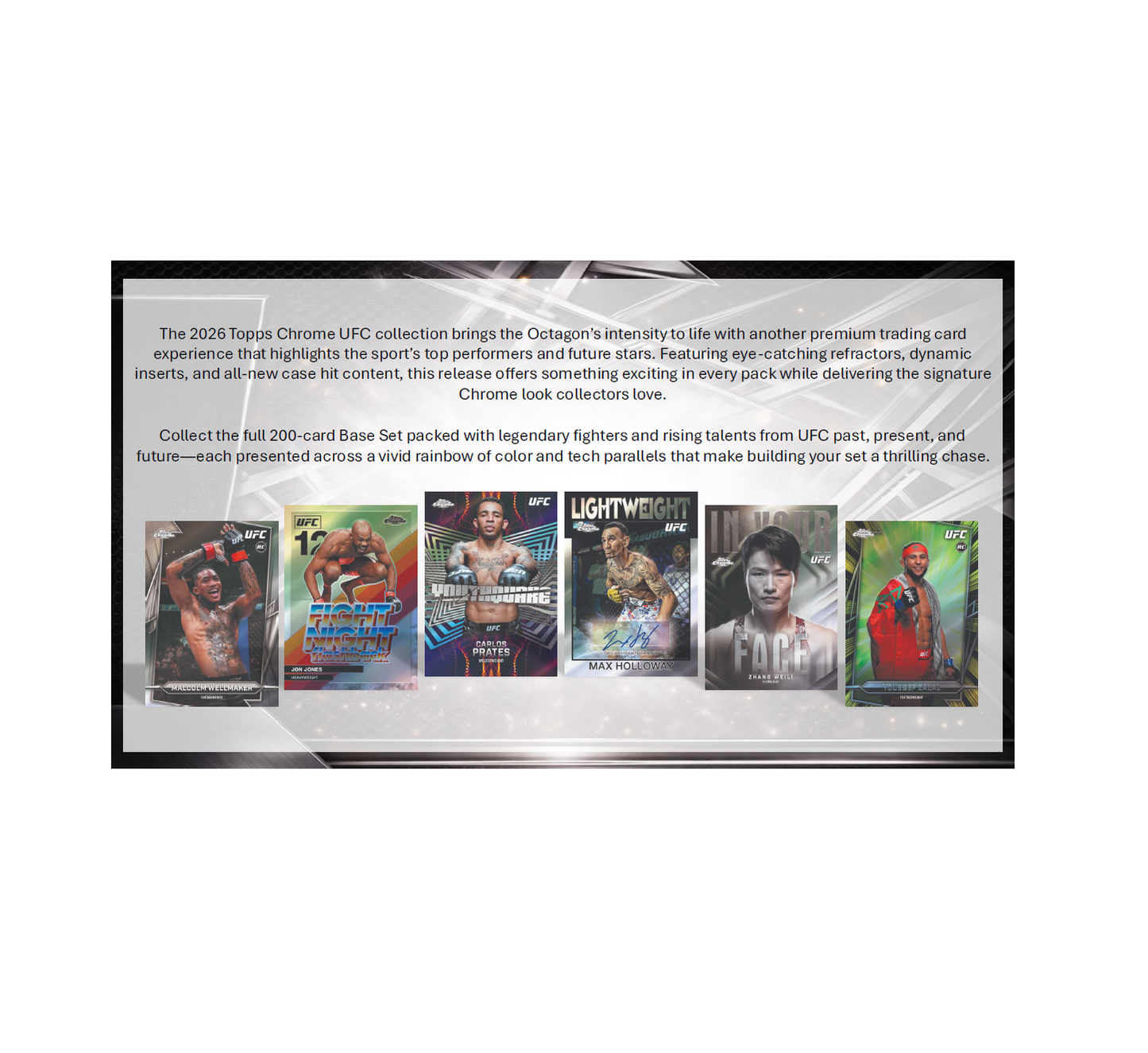 2026 Topps Chrome UFC Breaker's Delight 8-Box Case