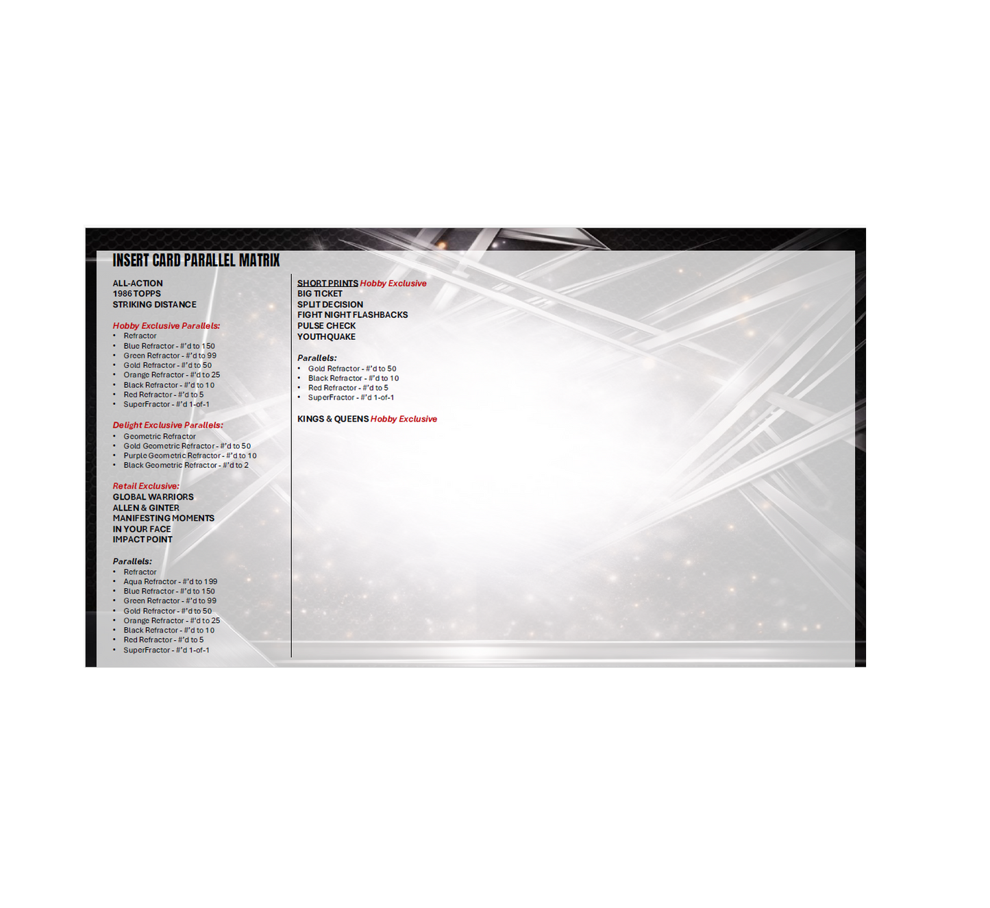 2026 Topps Chrome UFC Breaker's Delight 8-Box Case