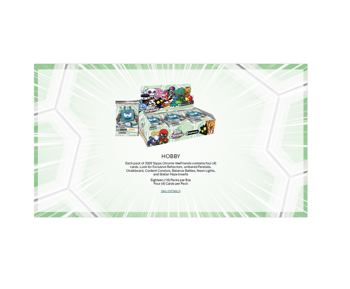 2026 Topps Chrome VeeFriends Blaster 40-Box Case