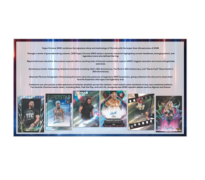 2026 Topps Chrome WWE Hobby 12-Box Case