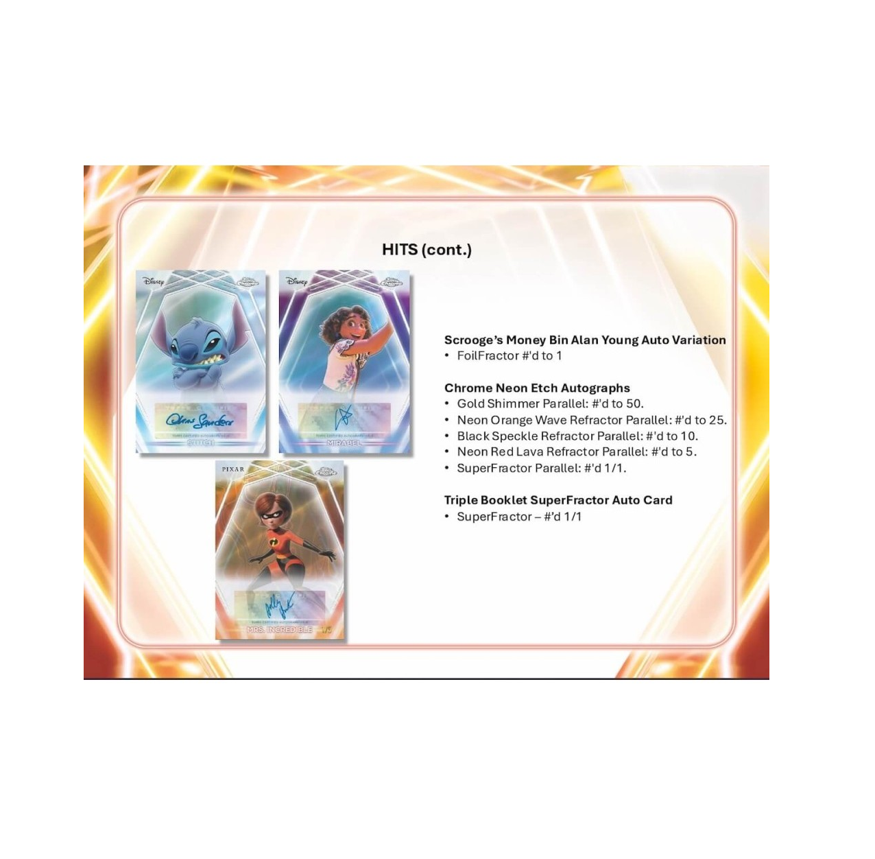 2026 Topps Disney Neon Mega 20-Box Case