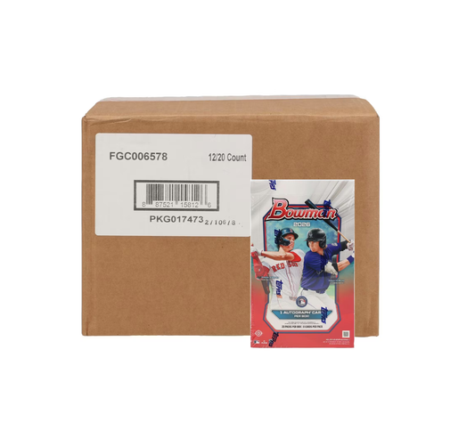 2026 Bowman Baseball Hobby 12-Box Case