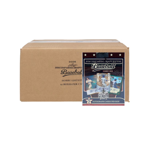 2026 Leaf Metal Draft Edition Baseball Hobby 12-Box Case