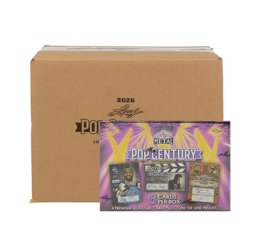 2026 Leaf Metal Pop Century Hobby 10-Box Case