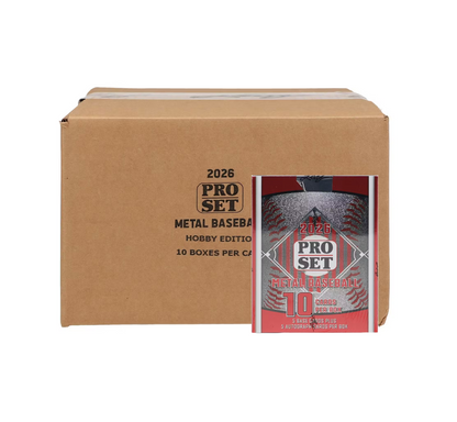 2026 Leaf Pro Set Metal Baseball Hobby 10-Box Case