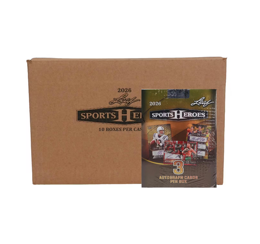 2026 Leaf Sport Heroes Hobby 10-Box Case