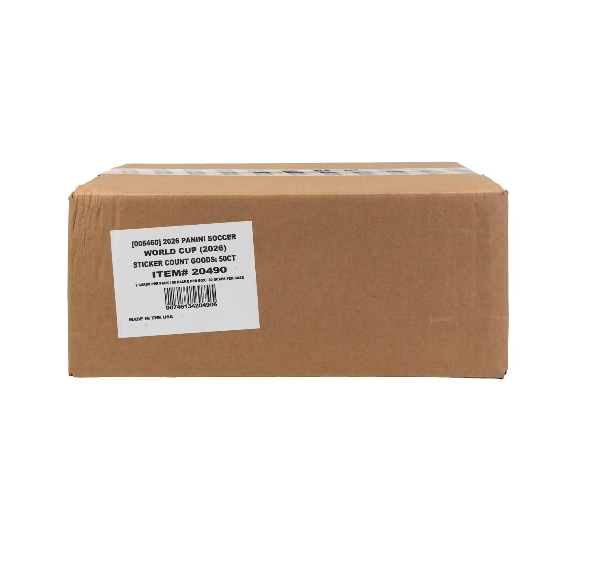 2026 Panini World Cup Soccer Stickers 50-Pack 30-Box Case