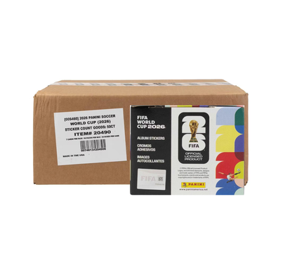2026 Panini World Cup Soccer Stickers 50-Pack 30-Box Case