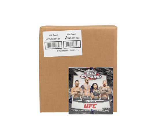 2026 Topps Chrome UFC Mega 20-Box Case