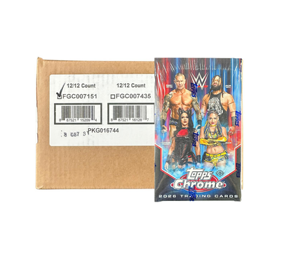2026 Topps Chrome WWE Hobby 12-Box Case