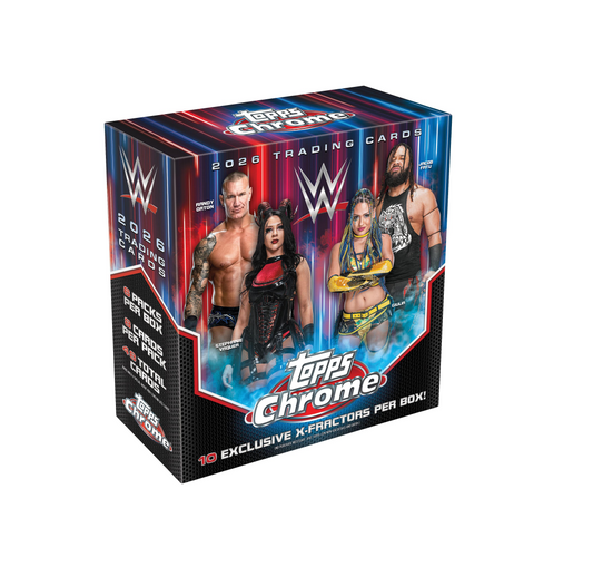 2026 Topps Chrome WWE Mega 20-Box Case