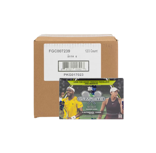 2026 Topps Graphite Tennis Hobby 12-Box Case