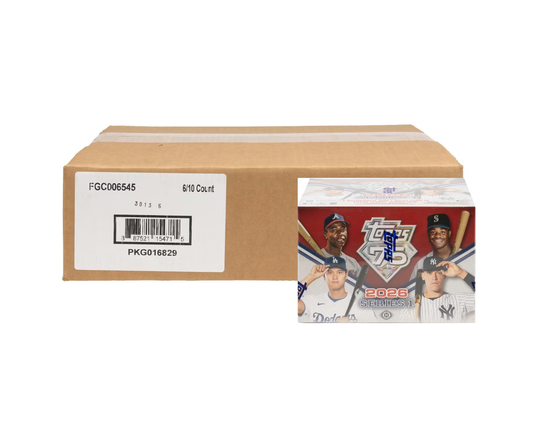 2026 Topps Series 1 Baseball Hobby Jumbo 6-Box Case