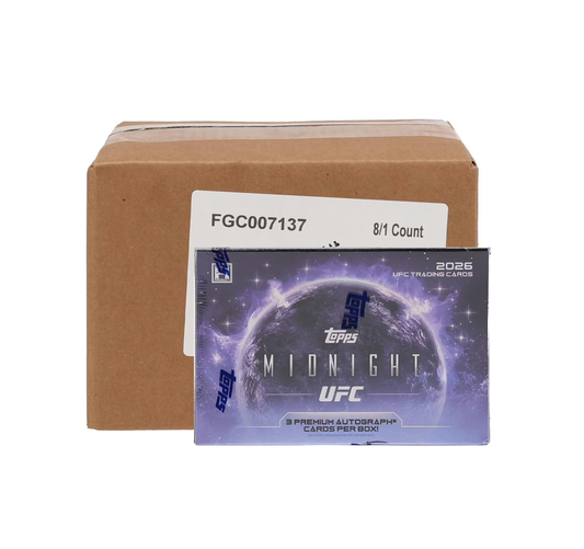 2026 Topps UFC Midnight Hobby 8-Box Case