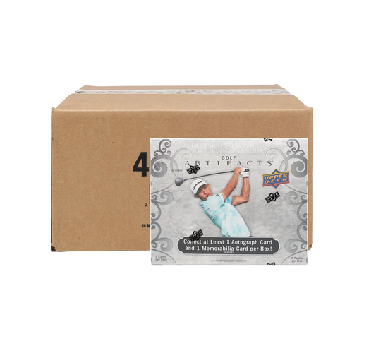 2026 Upper Deck Artifacts Golf Hobby 20-Box Case