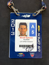2013 US Open Novak Djokovic Player Credential Signed