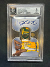 2007-08 SP Rookie Threads Kevin Durant Rookie Patch Auto /25 BGS 8