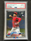 2018 Topps Chrome Update Shohei Ohtani Rookie Pitching PSA 10 325