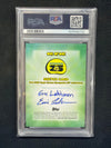 2025 Topps Chrome Spongebob Eric Lehtonen Sqongebob Squarepants Sketch Auto 1/1 PSA 8