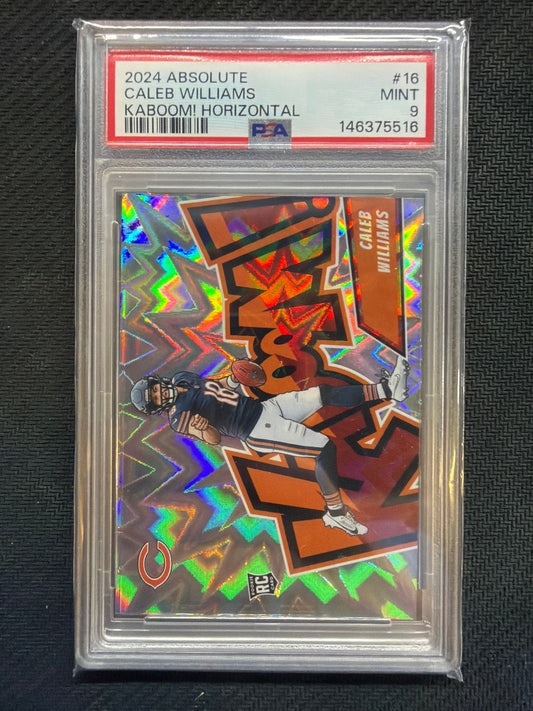 2024 Absolute Caleb Williams Kaboom! Horizontal #16 PSA 9 516