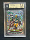 2018 Donruss Optic Aaron Rodgers Downtown! BGS 9.5 Packers