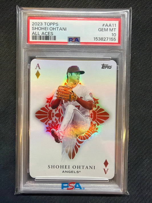 2023 Topps Shohei Ohtani All Aces #AA11 PSA 10 Angels