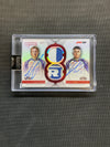 2025 Topps Dynasty F1 Liam Lawson Isack Hadjar Patch Auto Red /5 Red Bull