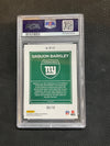 2023 Donruss Optic Saquon Barkley Downtown! Gold /10 PSA 9 Giants