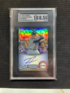 2011 Topps Chrome Freddie Freeman Black Refractor Auto /100 SGC 8.5 10 Braves