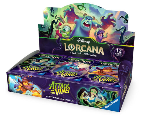 Disney Lorcana Attack of the Vine Booster 4 Box Case