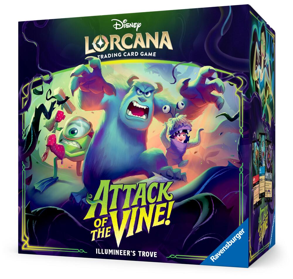 Disney Lorcana Attack of the Vine Illumineer's Trove 4 Box Case