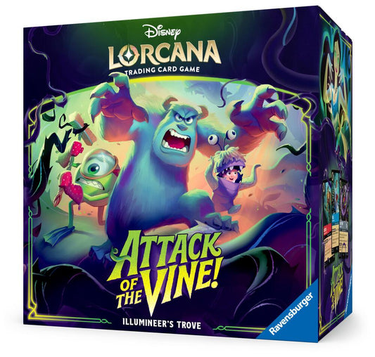 Disney Lorcana Attack of the Vine Illumineer's Trove 4 Box Case