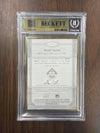 2018 Topps Transcendent Hank Aaron Gold Frame Auto /15 BGS 9.5 Braves