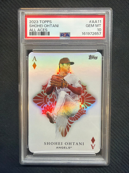 2023 Topps Shohei Ohtani All Aces PSA 10 657
