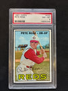 1967 Topps Pete Rose PSA 8 Reds