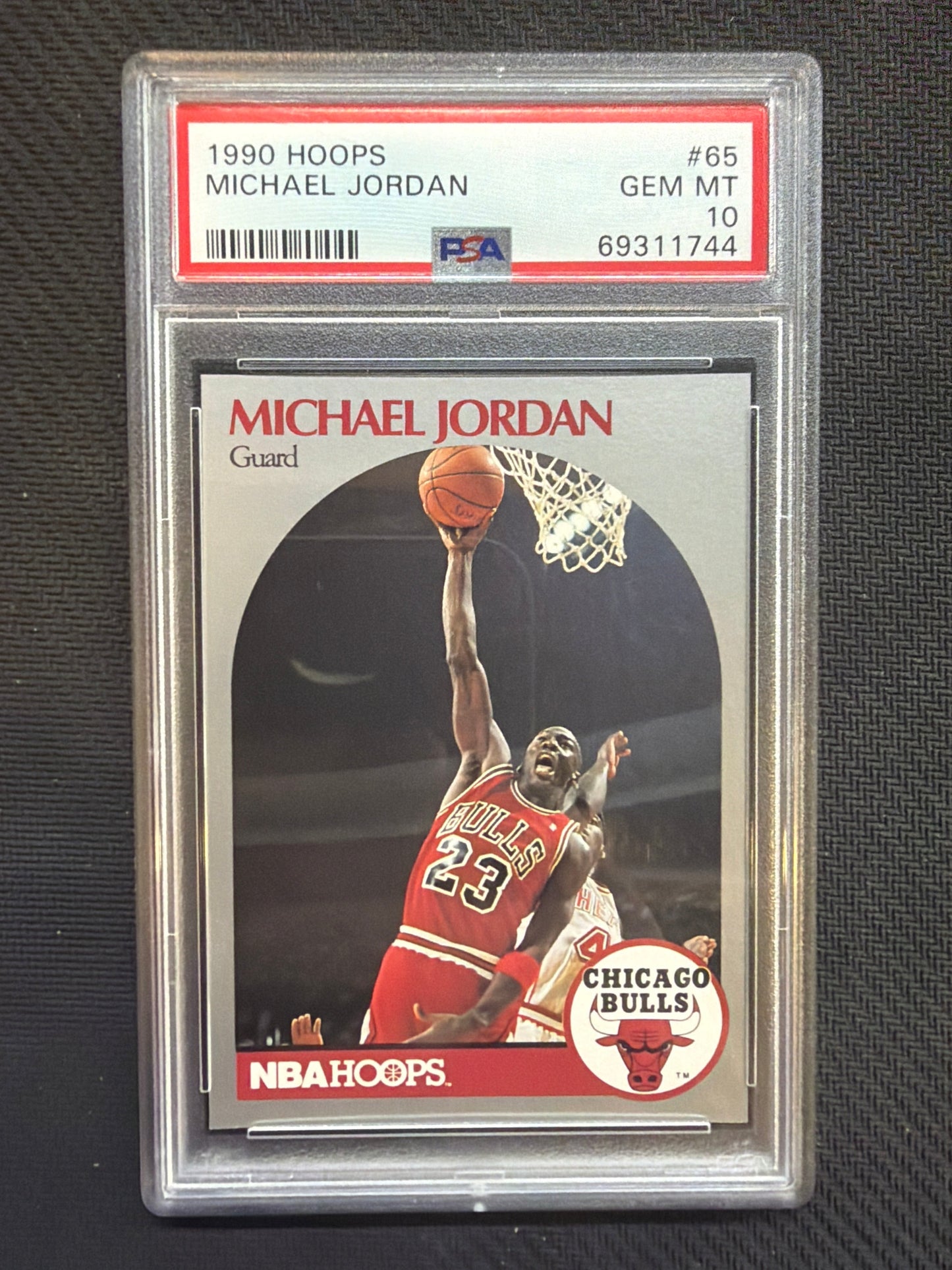 1990 Hoops Michael Jordan #65 PSA 10 744