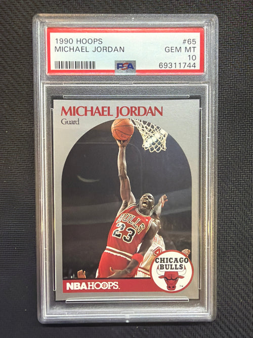 1990 Hoops Michael Jordan #65 PSA 10 744