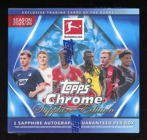 2025/26 Topps Bundesliga Chrome Sapphire Hobby Box