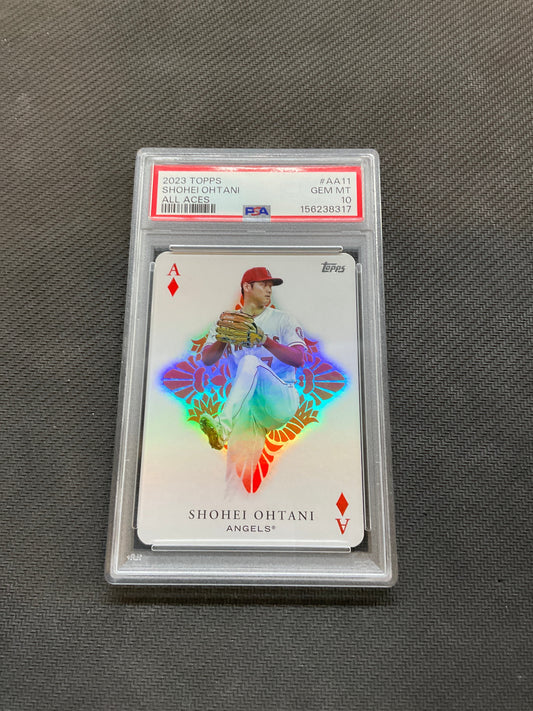 2023 Topps Shohei Ohtani All Aces PSA 10 Angels 317