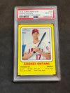 2018 Topps Heritage Shohei Ohtani 1969 Collector Cards Rookie PSA 10 Angels