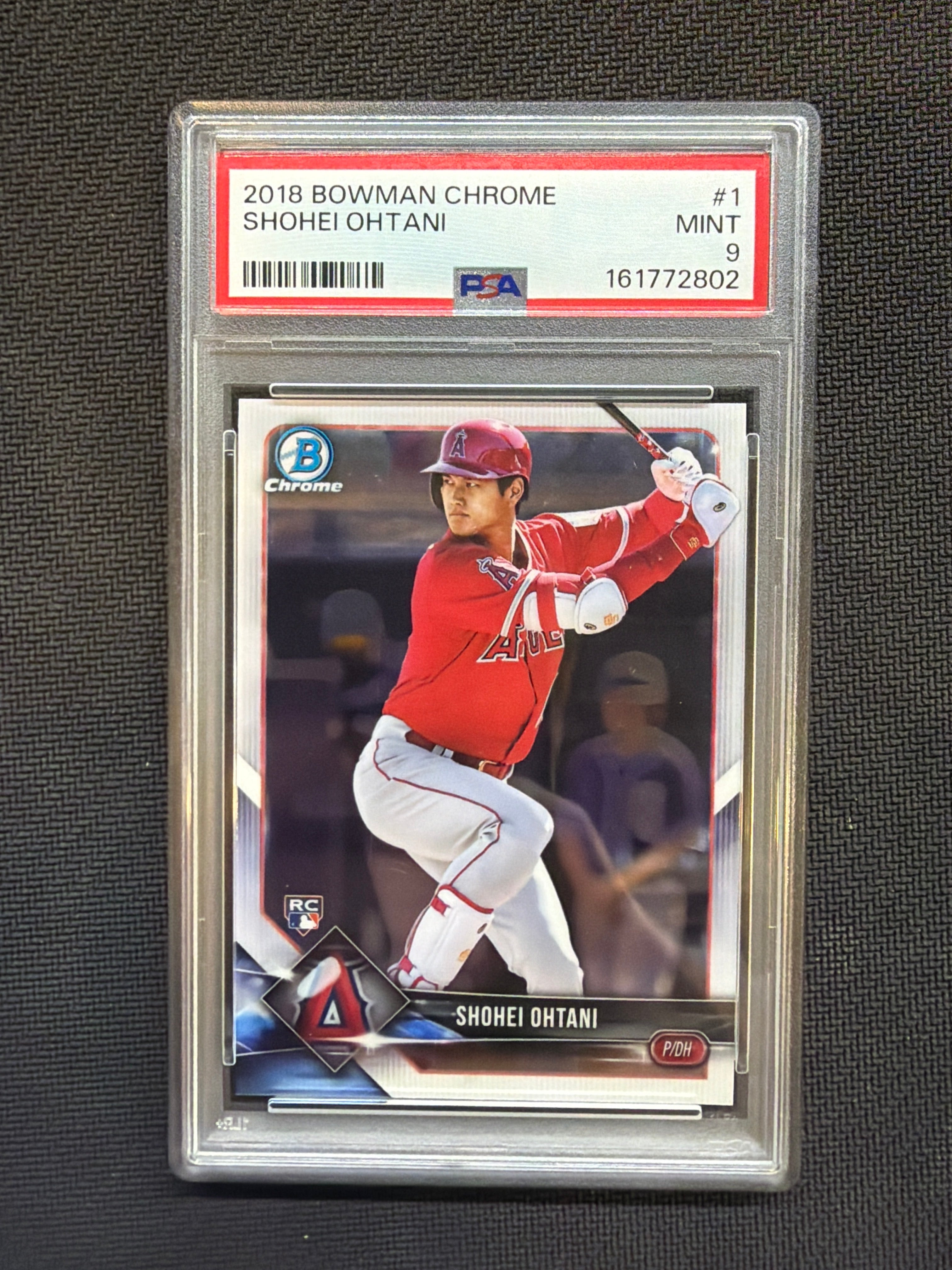 2018 Bowman Chrome Shohei Ohtani PSA 9