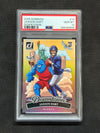 2025 Donruss Jaxson Dart Downtown! Rookie PSA 10 Giants