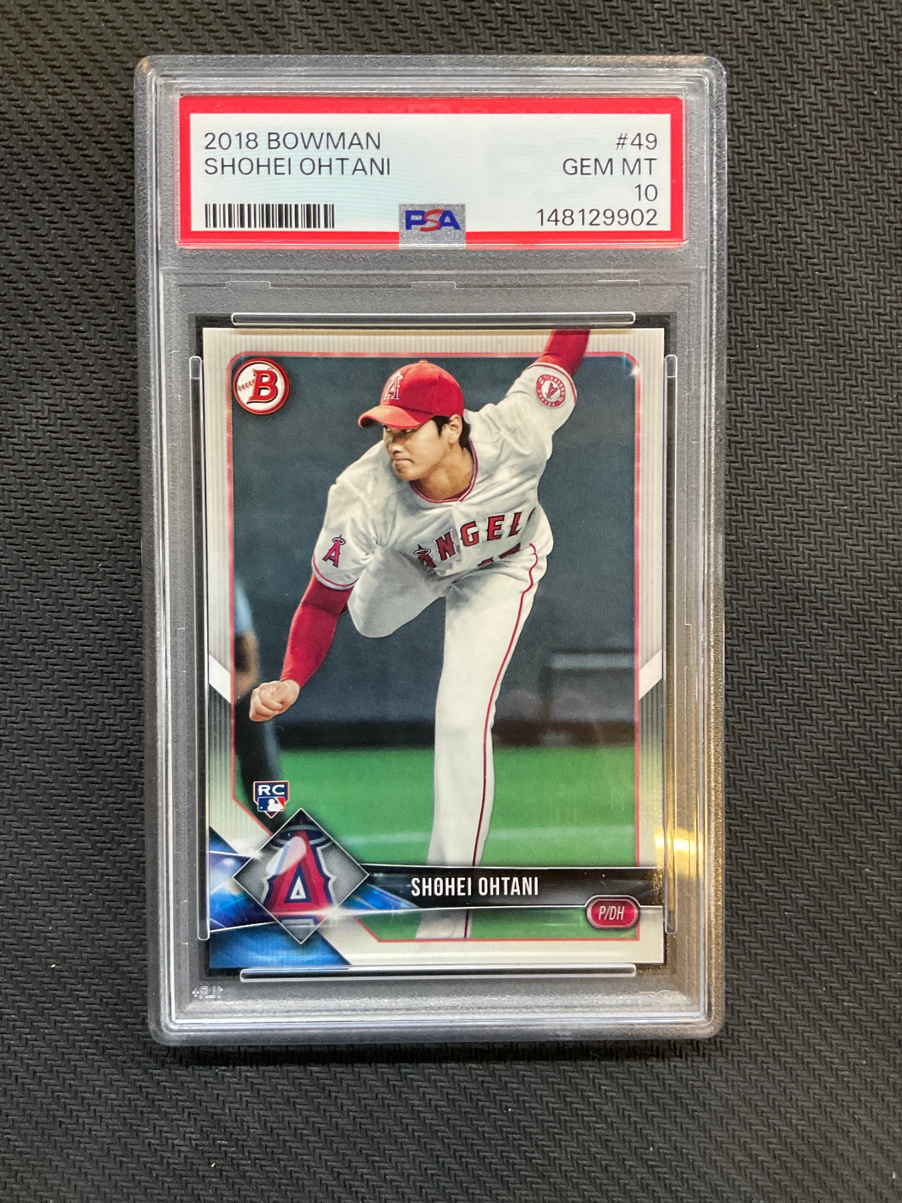 2018 Bowman Shohei Ohtani #49 PSA 10 Angels Rookie 902