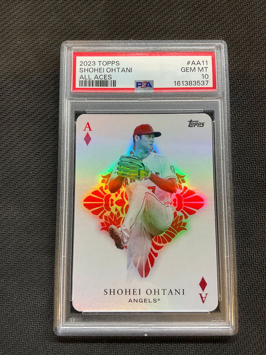 2023 Topps Shohei Ohtani All Aces PSA 10 Angels 537