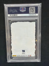 2024 Panini Clearly Donruss Malik Nabers Downtown PSA 8 Giants