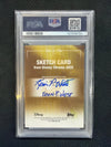 2025 Topps Chrome Disney Kevin P. West Tigger Sketch PSA 7 1/1