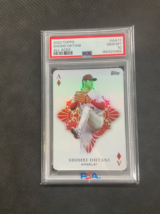 2023 Topps Shohei Ohtani All Aces #AA11 PSA 10 Angels 368