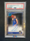 2018 Panini Donruss Optic Luka Doncic Rated Rookie Autograph PSA 9