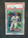 2024 Topps Chrome Shohei Ohtani Aqua Lava Refractor /199 PSA 10 Dodgers