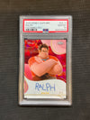 2025 Topps Chrome Disney Sapphire Reck it Ralph Facesmile Auto Red /5 PSA 10